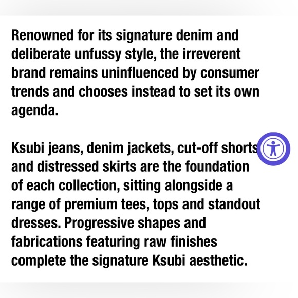 KSUBI ‘Van Winkle’ 🆕 Luxe Aussie Brand Mid-Rise Straight Leg Jeans. Size 33 - Picture 6 of 6